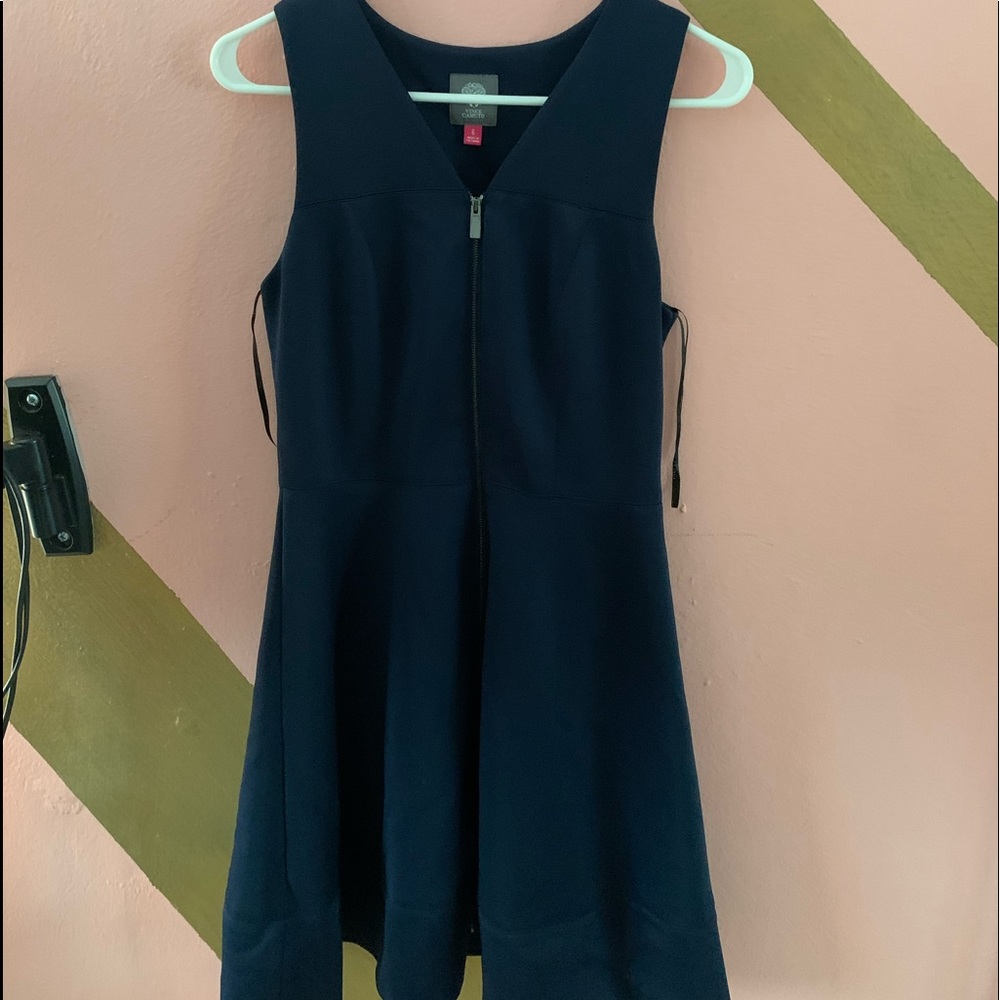 Dark blue dress